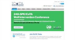 Desktop Screenshot of icota-europe.com